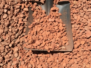 3/4 in Crushed Brick